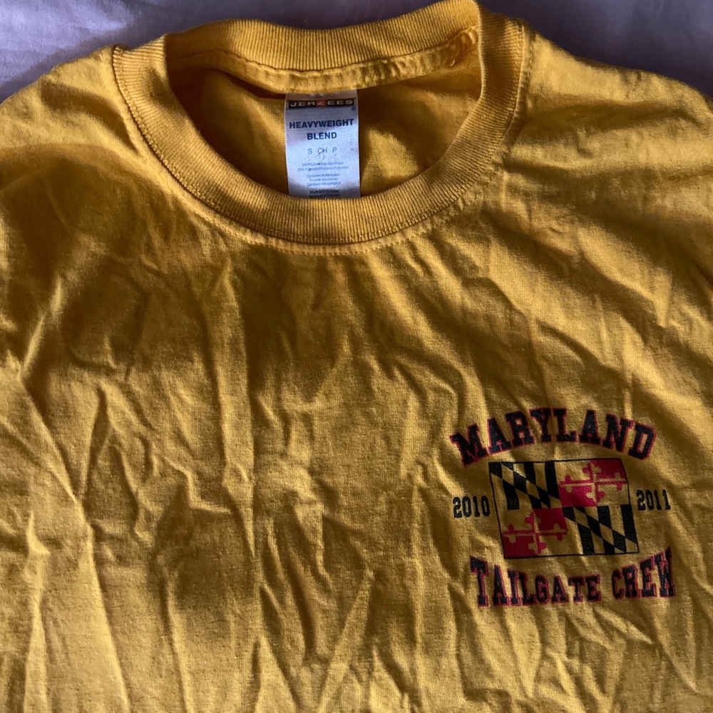 Maryland Tailgate Crew Kids Yellow T-Shirt